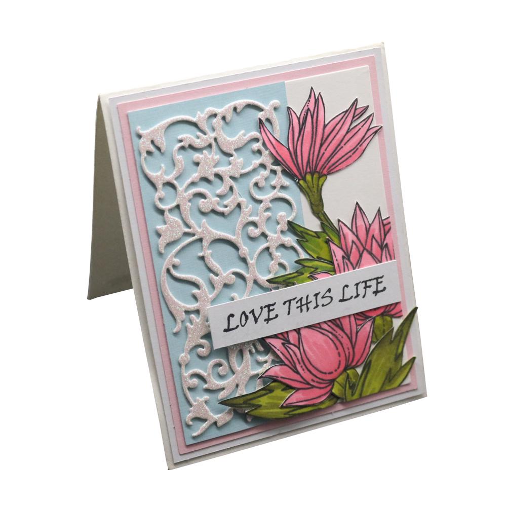 Rechteckiger Figurenrahmen, silberne Metallschablone, Präge- und Stanzformen für die Herstellung von DIY-Scrapbooking-Papieralben und Karten