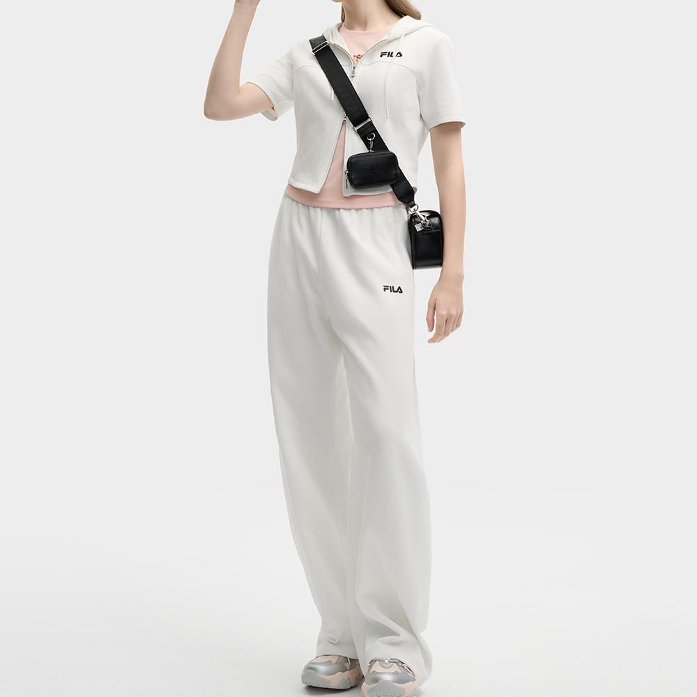 New FILA ORIGINALE Casual Pants Women's Cloud White F11W529601F-WT