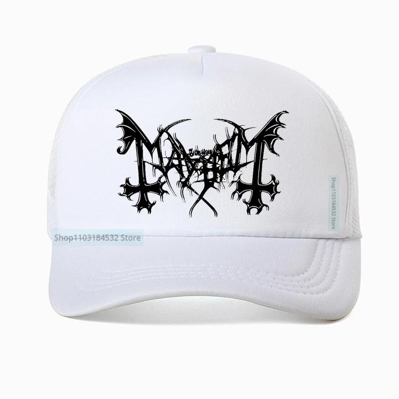 Rapper Mayhem Death cappello Unisex Moda Heavy Metal cappello band norvegese Anime Rock Hip hop cappelli Berretto Cappelli Snapback