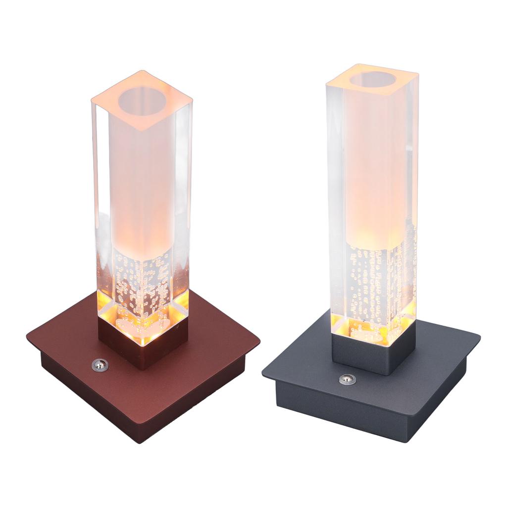 Cordless Table Lamp Stepless Dimming 3 Color Temp IP54 Water Resistant Rechargeable Touch Control Ac