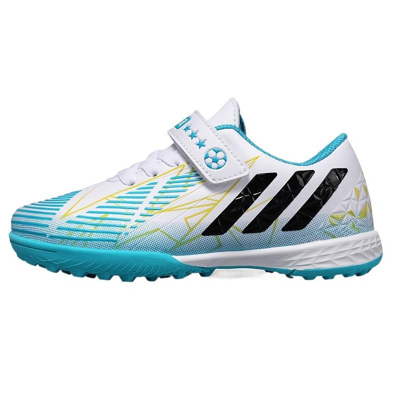 Children's Football Shoes Boys' and Boys' Men's Indoor Velcro Boys' and Children's Student Sneakers Broken Nails Training Shoes