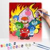 Disney Inside Out Characters Oil Paint by Numbers Painting Art Kit Handmade Painting Home Decor Gift