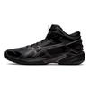 Asics Gel-Burst 24 Round Toe Lace-Up Fabric High-Top Basketball Shoes Unisex Sneakers Black 1063A015-001