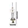 Witch Bells for Door, Vintage Wind Chimes Ornament Witches Bells for Window, Balcony, Garden for Halloween Christmas Fall