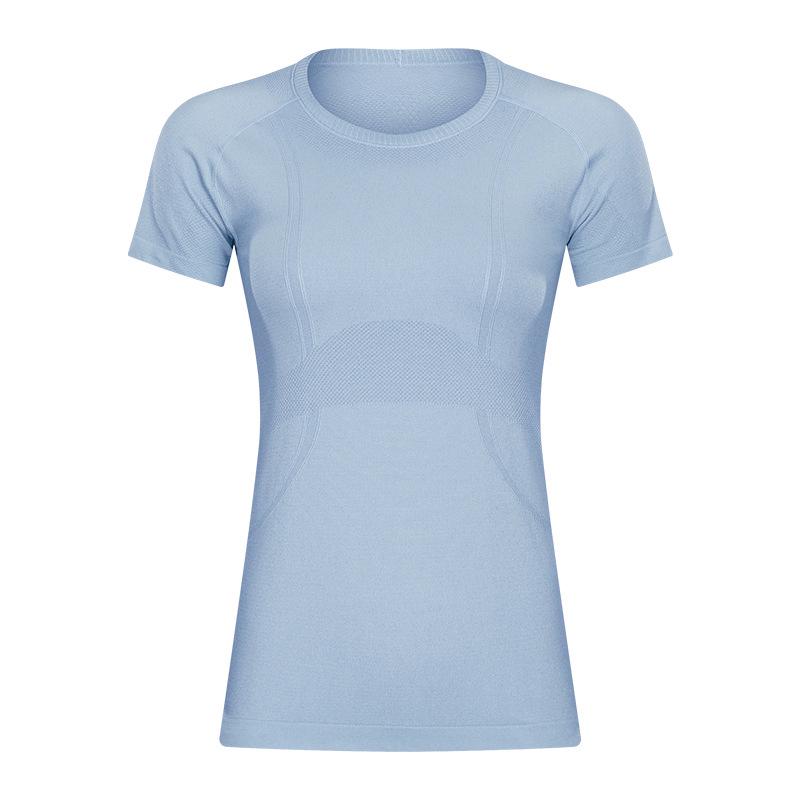 Women's Slim Fit Quick-Dry Yoga Top - Breathable, Short Sleeve Sports Shirt for Running, Fitness, and Pilates