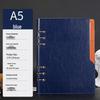 A5 Hollow-Out Loose-Leaf PU Notebook with Custom Logo Option