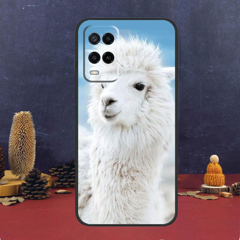 Cute Alpaca Donkey Case For Oppo A5 Pro A6 A15 A18 A38 A58 A78 A98 A54 A74 A94 A17 A57 A80 A60 A40 A16 A76 A96