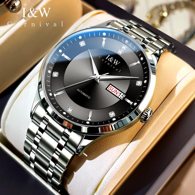 Reloj Hombre IW Luxury Top Brand Automatic Men's Watch Luminous Waterproof High Quality Mechanical Watch Sapphire glass