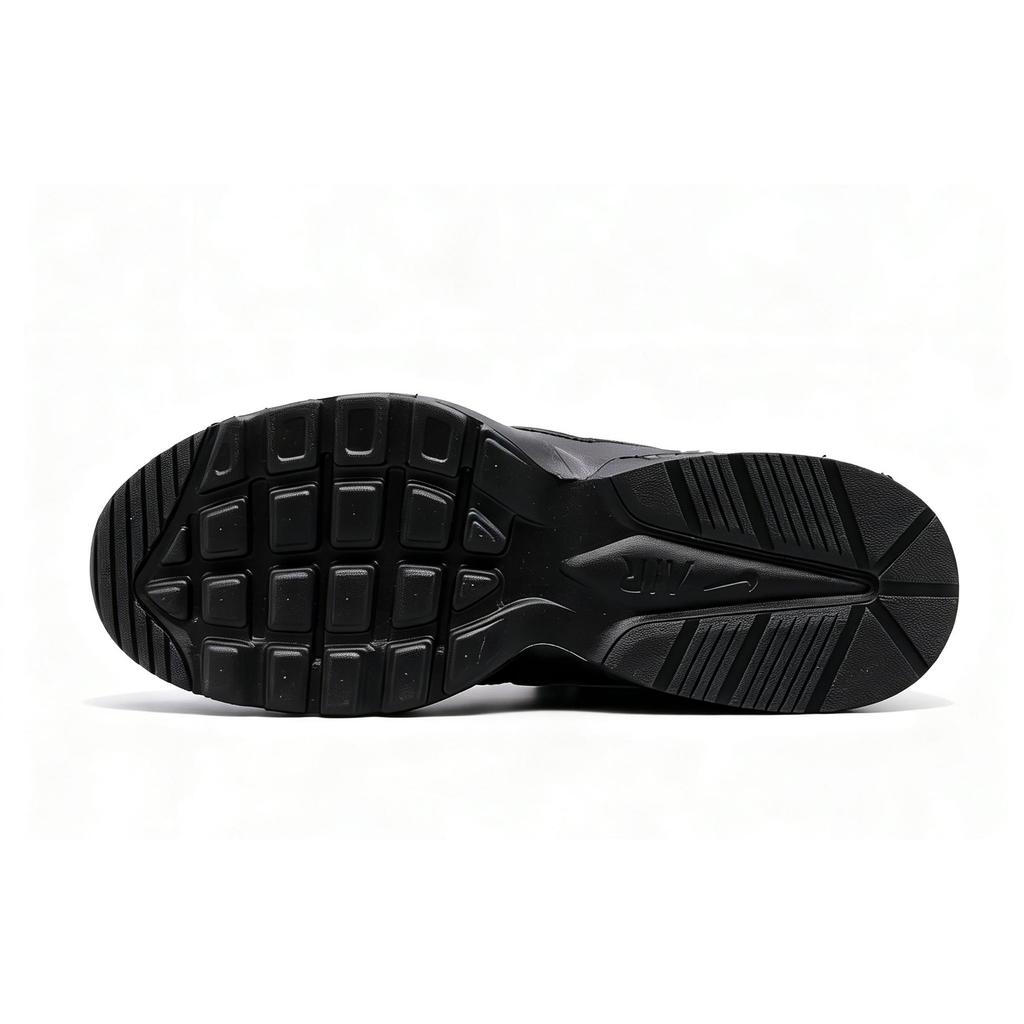Nike Air Max Fusion Mesh, Textile Abrasion Resistant Breathable Low top Running Shoes Unisex Black White CJ1670-001(Team1451-)