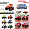 Blaze Monster Machines Inertia Rc Offroad Car With Fire Theme For Kids Toy Set