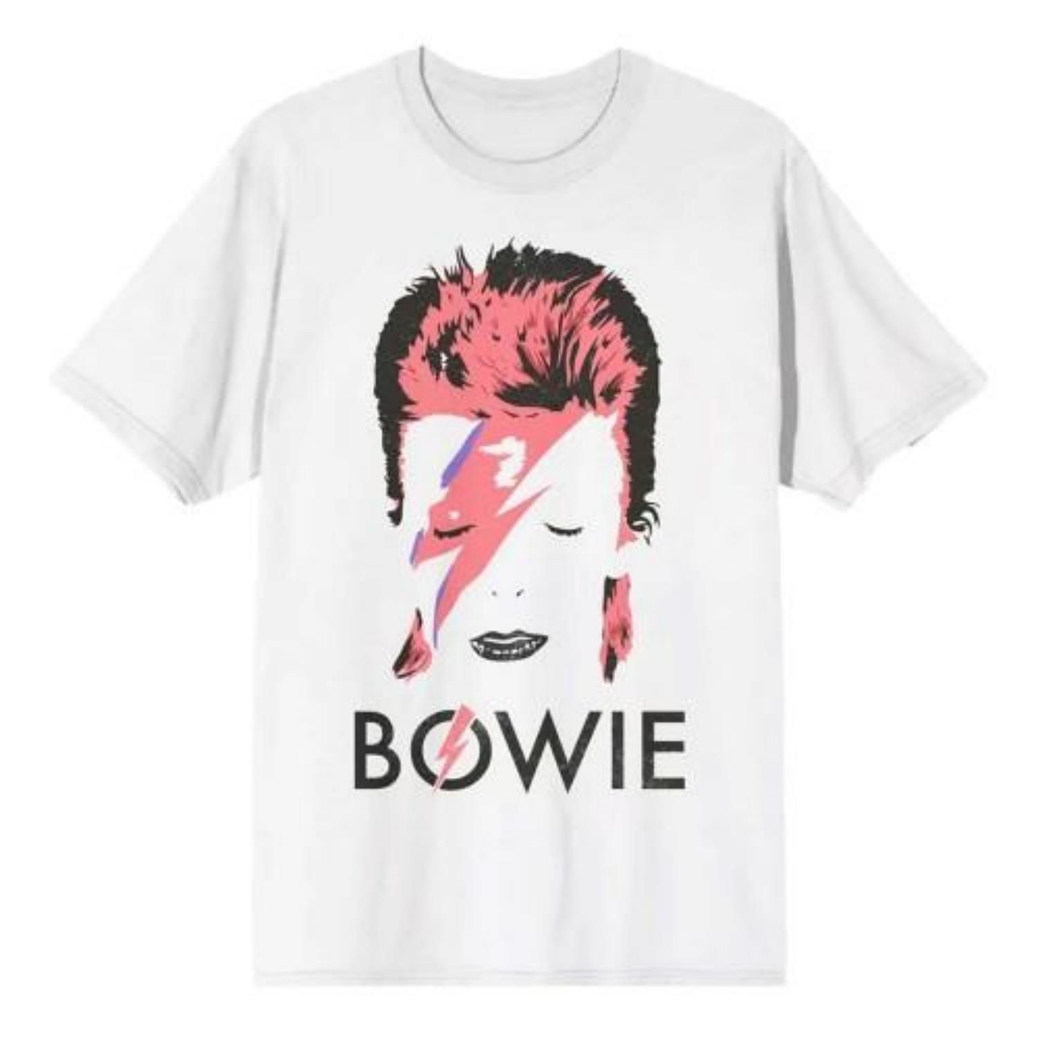 David Bowie Mens Ziggy Stardust T-Shirt S чёрный