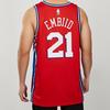 Jordan NBA Statement Edition Swingman Jersey, Joel Embiid, Philadelphia 76ers Men Basketball Vest Red CV9490-666