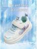 Marken Leuchtende Wasserdichte Leder Cartoon Prinzessin Schuhe für Mädchen, Modische Low-Top Sneaker für Frühling/Herbst 2025