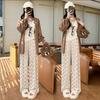 Women's High Waist Bow Print Knit Pants - Summer 2025 Collection
