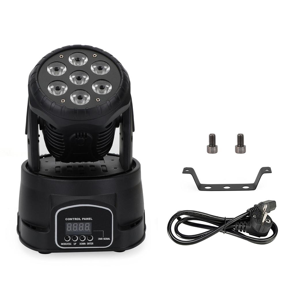 7 x10W Moving Head Stage Light 70W 7 LED RGBW DMX DJ Disco Stage Party Lighting