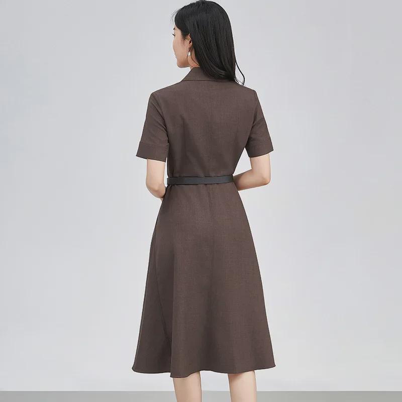 French Commuter Chic: Premium Light Luxury Women's Suit Dress