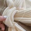 Contrast Color Women Cross Scarf Warm Wrap Autumn Winter Shawl Scarf Korean Style Scarf  Gift