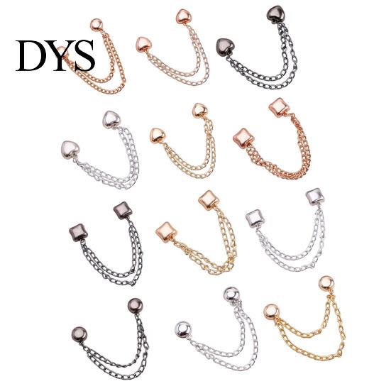 Clothing Adjustment Accessory Magnetic Clips for Pants Sleeve Hem, Multi-Function Fabric T-shirt Hem Clip Holder with Chain, Detachable Strong Magnet