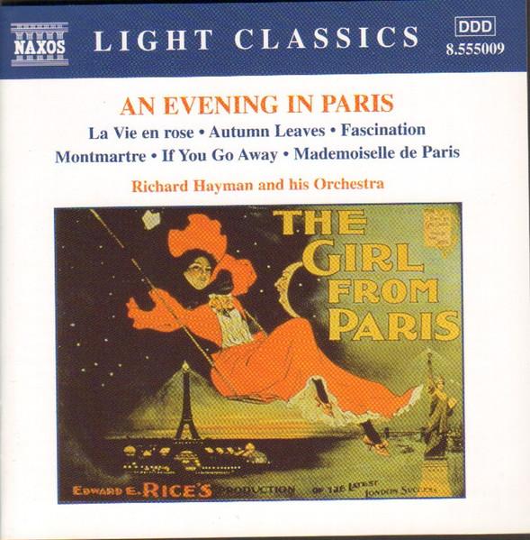 

CD RICHARD HAYMAN - Evening in Paris 8555009 Naxos 2000 Germany Pop Used