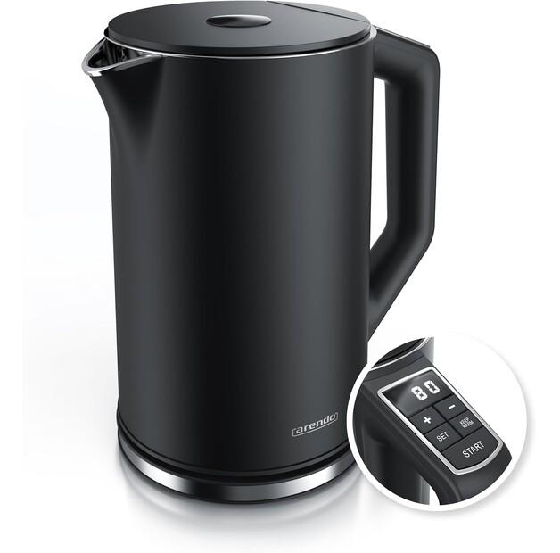 Чайник Arendo Elegant schwarz (303879)