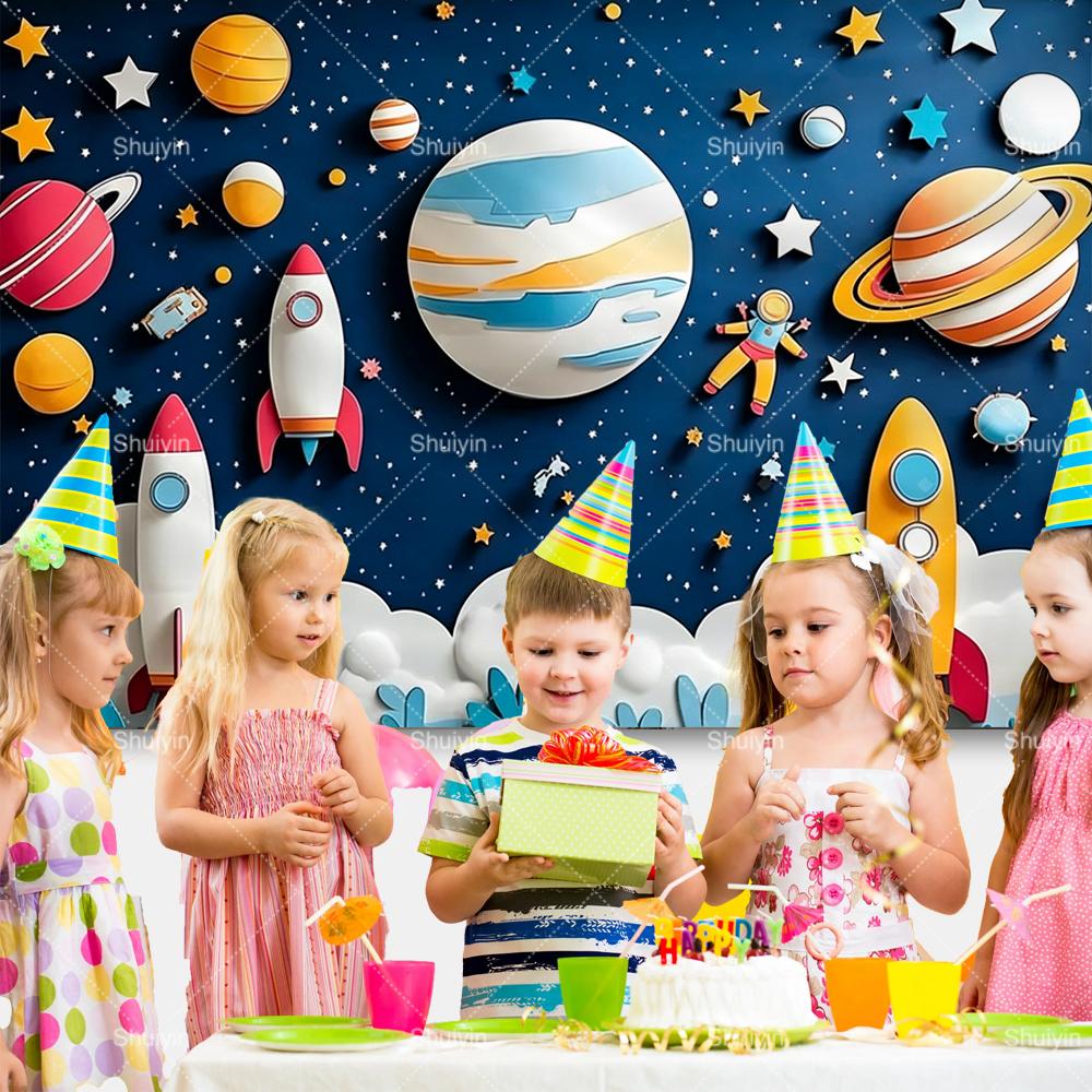 Astronaut, Rocket, Planet, Astronaut, Decorations for Kids, Party Supplies, Baby Photography Accessories, Gifts