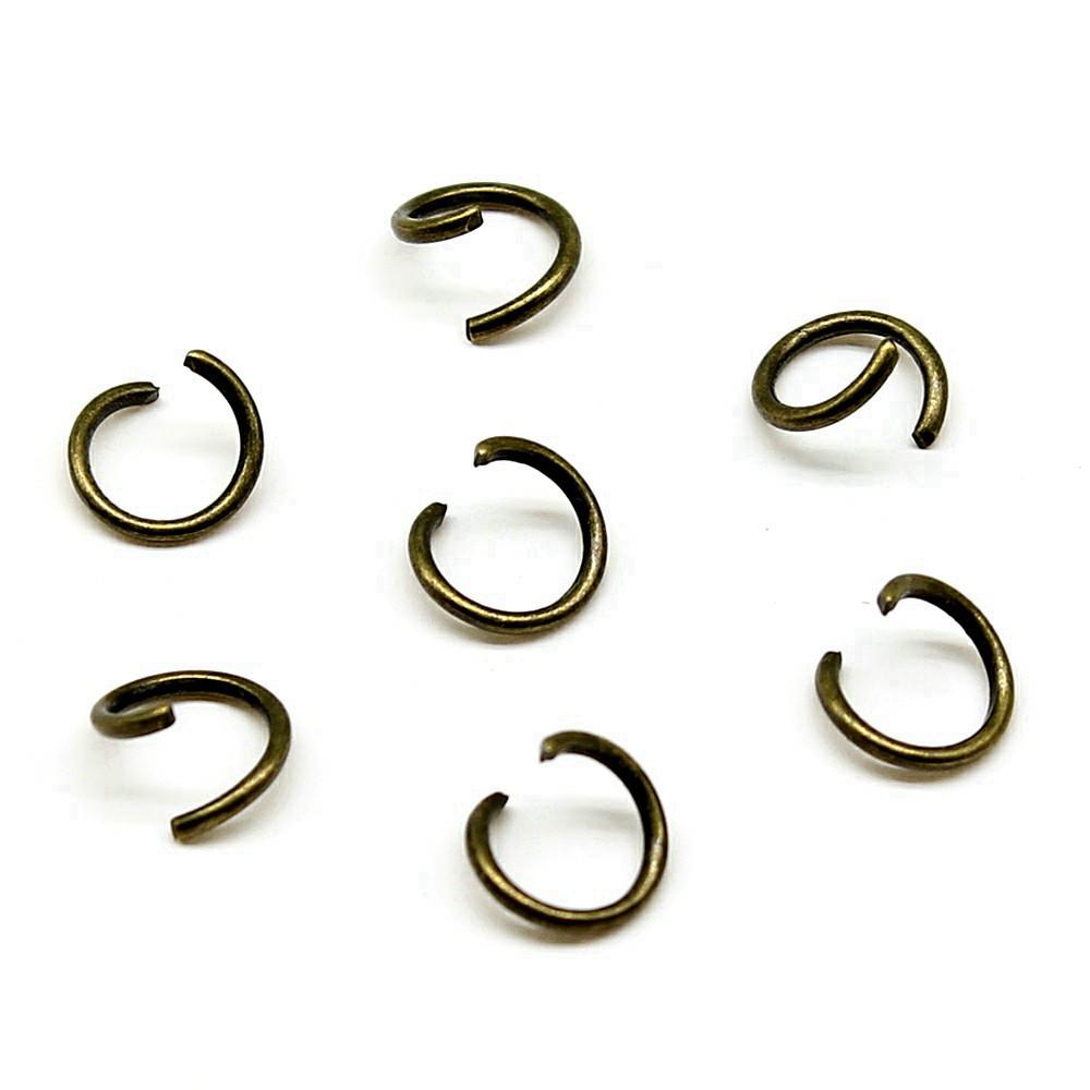5 Colors 6 Sizes Jump Rings Open Connectors For Jewelry Making Components