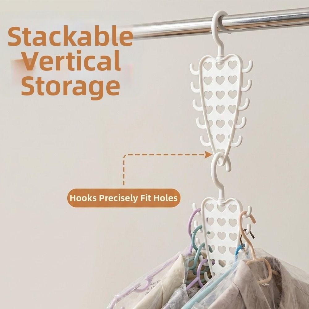 12 Hooks Wall Mounted Rack V Shaped Hanger Organizer New Laundry Hanger  for Wardrobe Dorm Room
