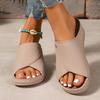 Zapatos de Verano para Mujer Sandalias Zapatos para Caminar en la Playa Zapatos sin Cordones para Mujer Sandalias de Cuña Mujer Pantuflas Retro para Mujer Calzado Femenino