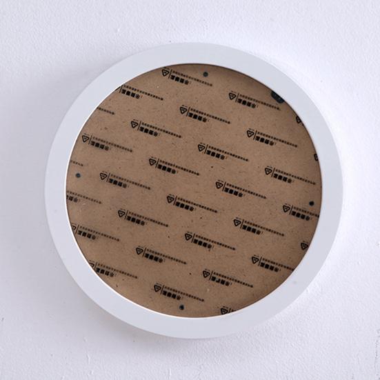 Wall Mount Round Photo Frame Rustic Wooden Picture Art Painting Display Frame Indoor Home Office Bedroom Wall Hanging Decoration
