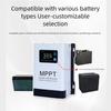 MPPT Solar Panel Charge Regulator 30A/60A Auto Solar Charge Battery Regulator for Electronic Device Easy to Use