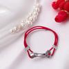 Retro Ethnic Red String Good Luck Couple Bracelet Jewelry
