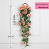 Artificial Flower Vine Indoor Wall Hanging - Green Trailing Plant Décor