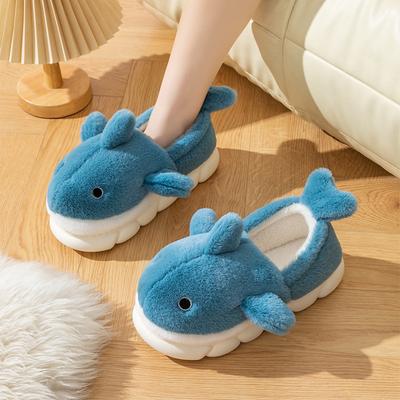 Zapatillas de algodón Cixi para primavera y otoño uso doméstico interior invierno antideslizantes pareja cálidas de felpa invierno