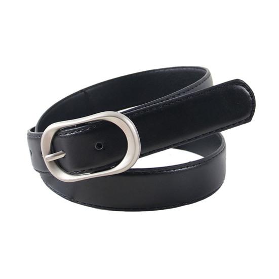 Imitation Leather Women Belt Adjustable Length Pin Buckle Waistband Dress Shirt Tops Belt Fashion Accessories