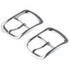 2pcs Rectangular Stainless Steel Belt Buckles Single Prong Belt Buckles for 1.5 Inch/38mm Belt