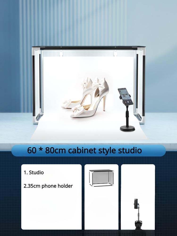 

Многоразмерный светодиодный небольшой заполняющий светильник, специальный фоновый короб для студийной фотографии, профессиональное складное портативное простое осветительное оборудование 60*80