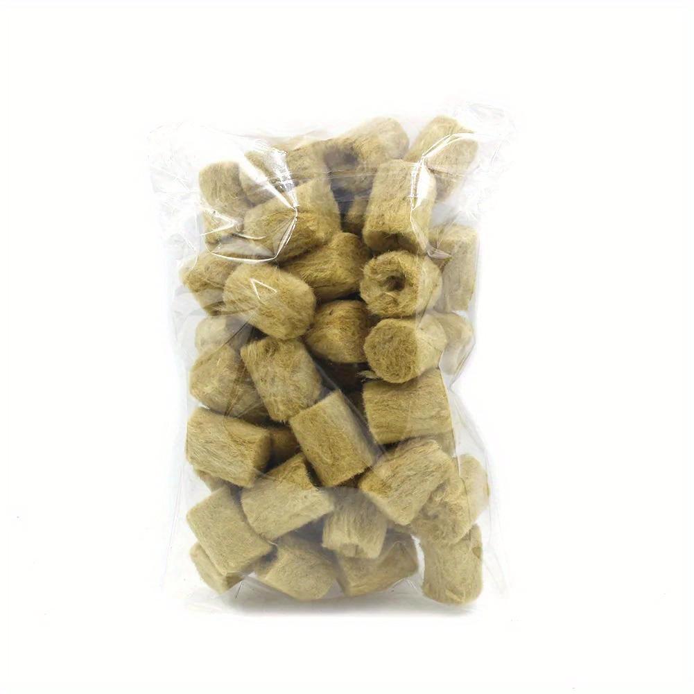50pcs/set Hydroponic Grow Media Seedling Grow Plug Cubes Plant Cubes Soilless Substrate Seeded Rock Wool Plug Seedling Block