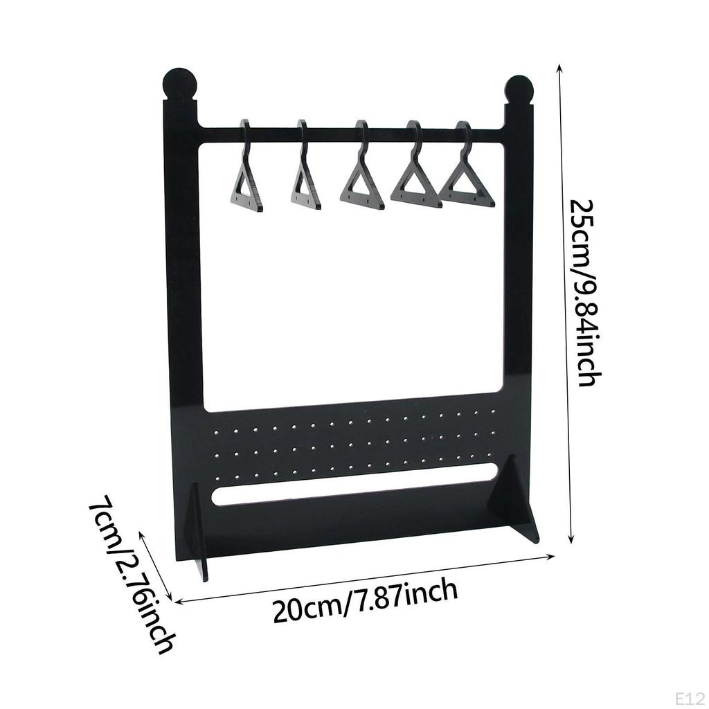 Acryl Ohrringständer Desktop Deko Accessoires Hänger Regal Stil Organizer