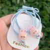 Rab Cloth Headband, Female Rubber Band Headband, Korean Version, Cute Student, Rubber Band, Hair Tie, Leather Case, Gift for Girlfriend