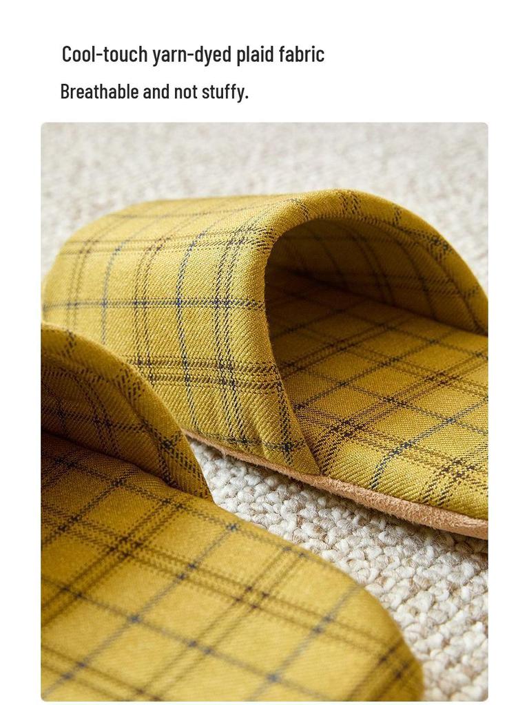 Women's Silent Soft-Soled Japanese Slippers - Lightweight, Noiseless Home Footwear for Wooden Floors in Spring/Summer