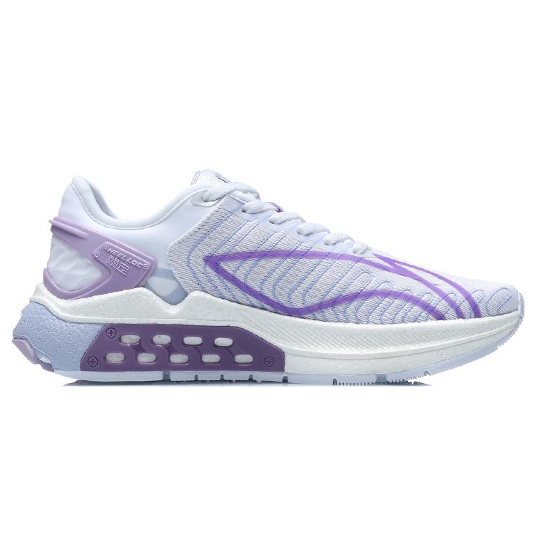 New LINING Furious Rider 5.0 Casual Shoes Women's Low Top White/Purple ARZR002-2
