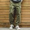 Amerikanische Lässige Chino-Hosen für Herren Bequeme Hosen mit großem Fassungsvermögen und Gürtelschlaufen am hinteren Bund Geeignet für Soziales und Reisen [MADEN] - Taschen,