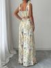 European Style Printed Women's Sling Top Set