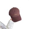 Retro Washed Letter Embroidered Baseball Cap Unisex Face Cap Trendy Brand Versatile Sun Hat