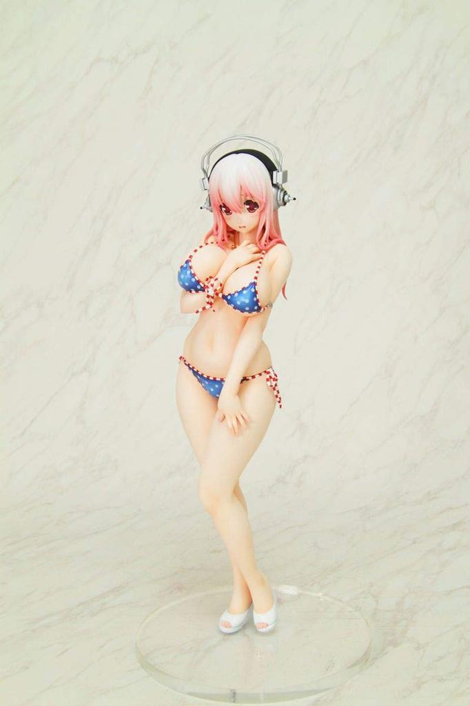 Marvel Kaitendo Super Sonico Paisura Bikini Scale PVC Painted Complete Figure Resale Ver. 1/6
