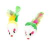 Pet Toy Set: 21-Piece Cat Tunnel, Sisal Mouse, Rainbow Ball, Crinkle Paper, Cat Teaser Stick Combo