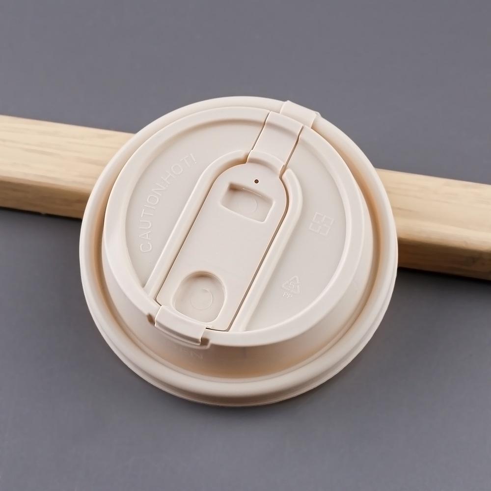 Leak-Proof Disposable Multifunctional Lid for 90 Caliber Cups: Fits Plastic and Paper Coffee, Milk Tea, and Takeaway Cups.