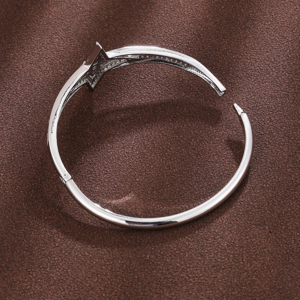 Jewelry New Fashion Super Sparkling Star Shape Micro-Inlaid Zirconia Trendy Light Luxury Bracelet