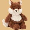 JELLYCAT Mortimer Fox White Brown Doll Plush Figure Sitting 22cm Height