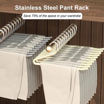 5Pcs Hosen Kleiderbügel Heavy-Duty platzsparende Gans Geformt Schal Hosen Rock Kleidung Lagerung Halter Haushalt Versorgung